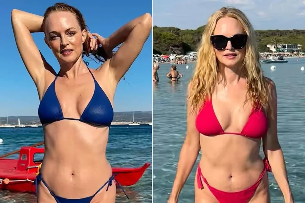 Heather Graham Flaunts Her Curves in a Buffet of Bikinis During Italian Beach Getaway