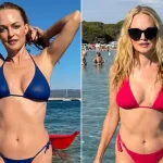 Heather Graham Flaunts Her Curves in a Buffet of Bikinis During Italian Beach Getaway